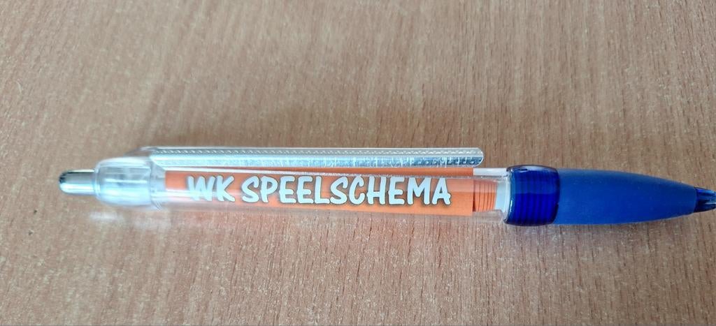 WK 2010 pen,speelschema, Ophalen of Verzenden, Zo goed als nieuw, Overige binnenlandse clubs, Overige typen