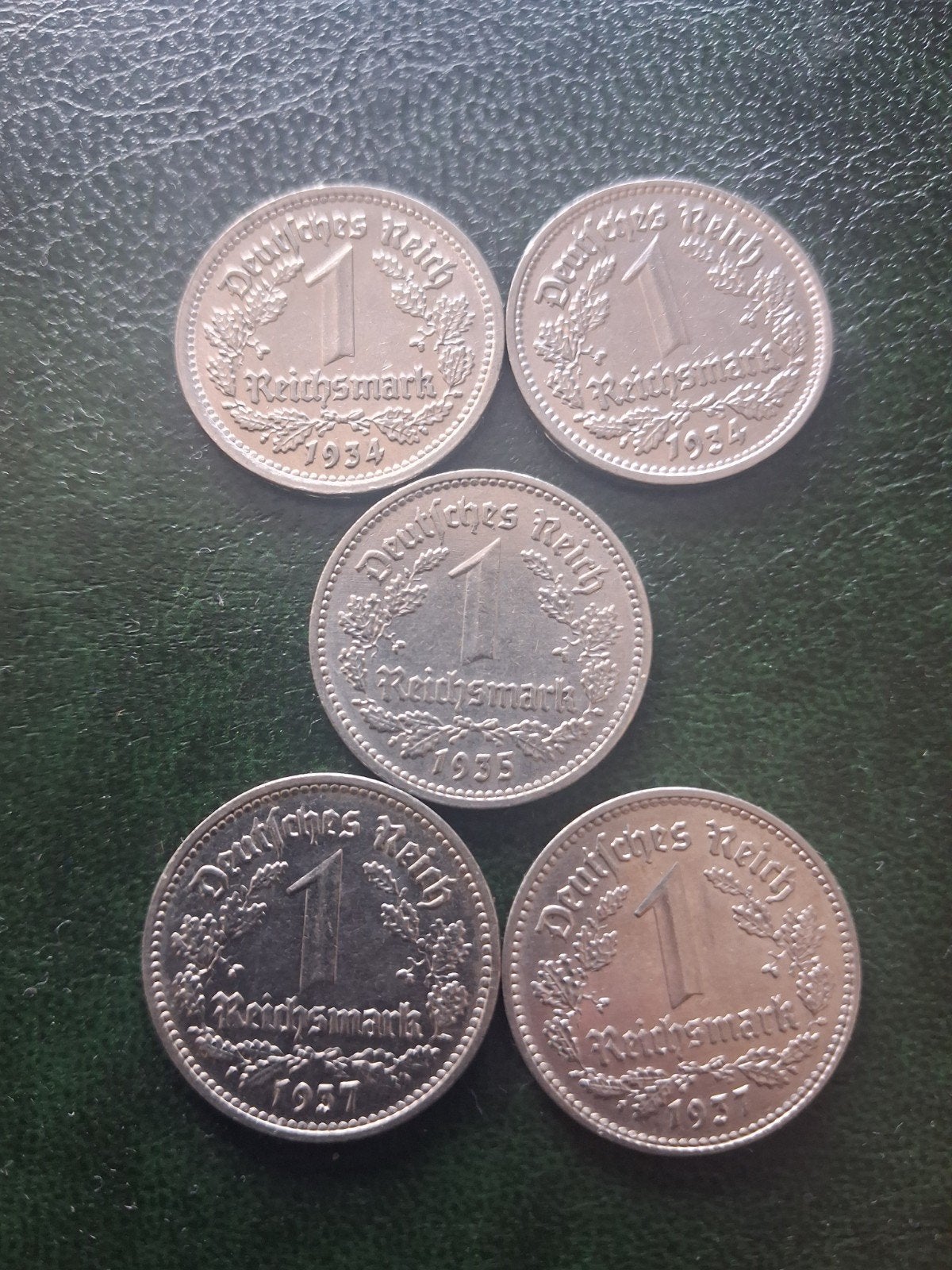 5 x 1 reichsmark Duitsland, Ophalen of Verzenden, Duitsland