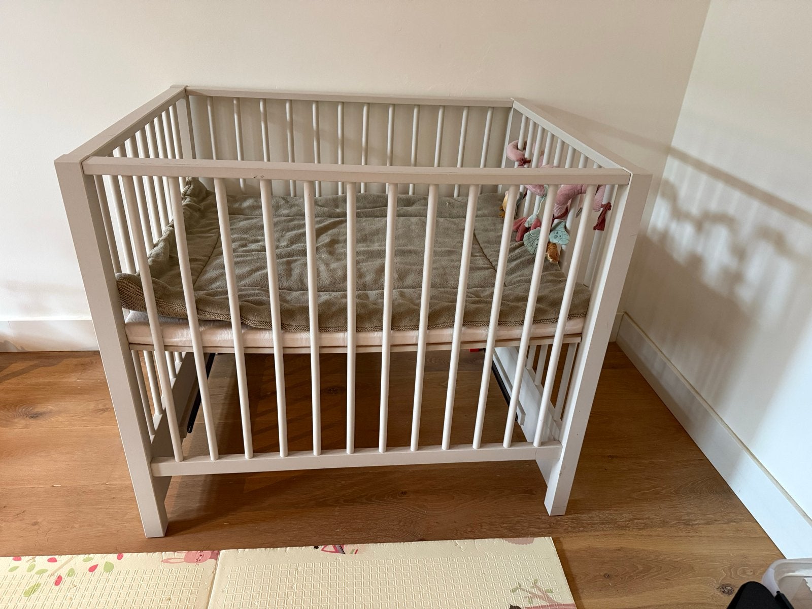 Europe Baby Robin II box (oatmeal), Ophalen, Zo goed als nieuw, Vierkant, In hoogte verstelbaar
