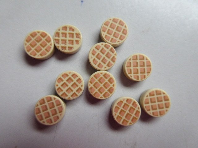 nr. 8638, 10 tegeltjes 1x1 met stroopwafel., Ophalen of Verzenden, Zo goed als nieuw, Complete set, Lego