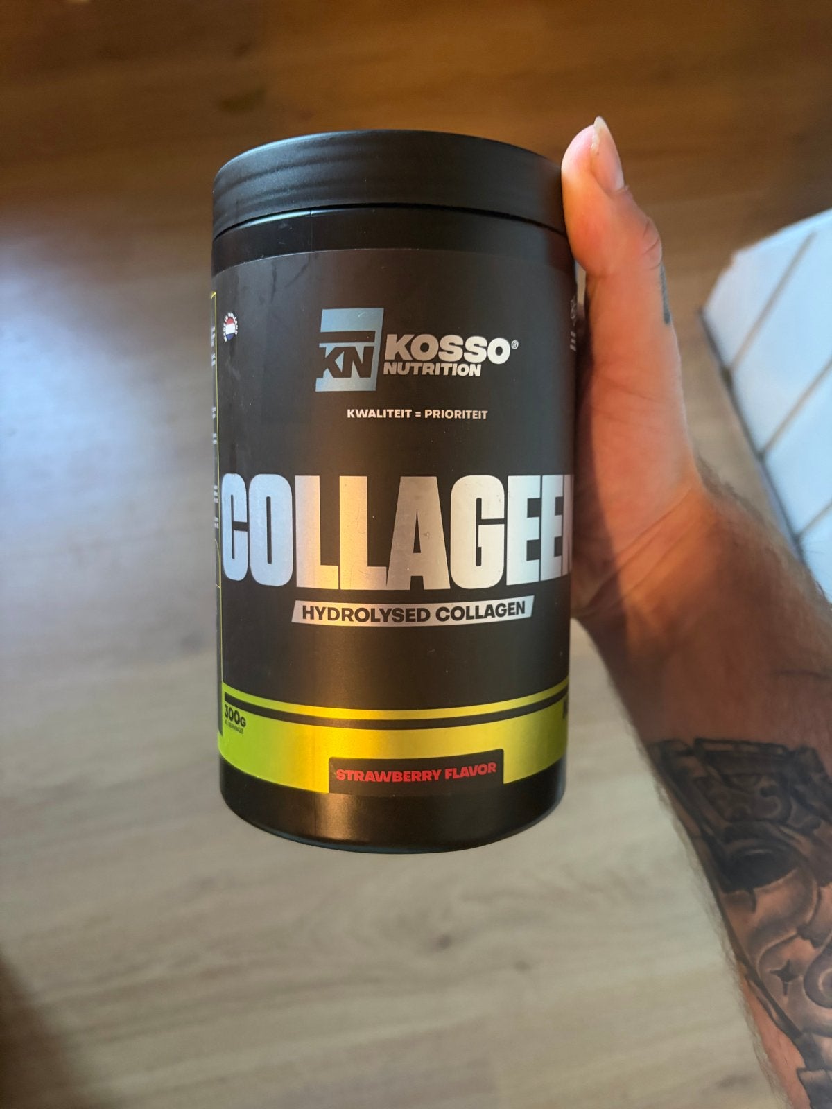 Kosso Nutrition Collageen & Tsunami Pre-Workout, Ophalen of Verzenden, Zo goed als nieuw, Poeder of Drank