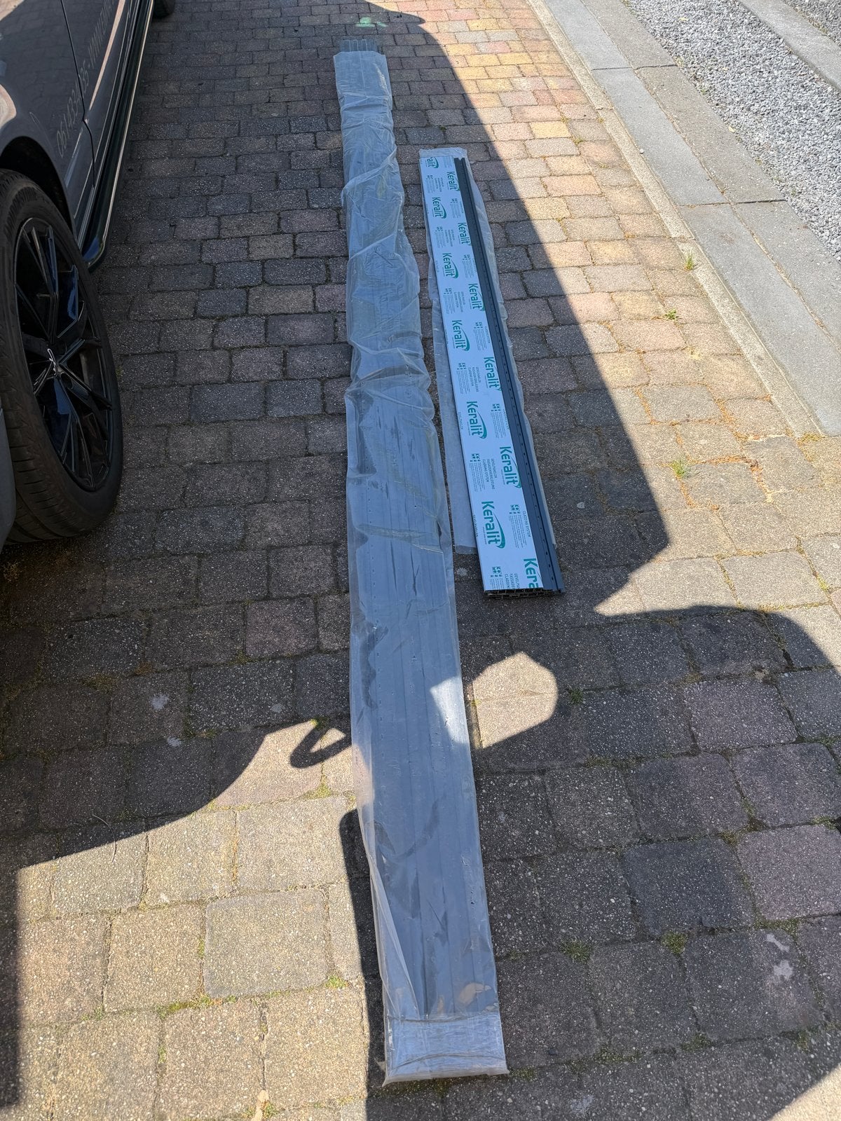 Keralit gevelpanelen 143mm 600cm antraciet ner, Ophalen, Minder dan 25 mm, Overige typen, Nieuw