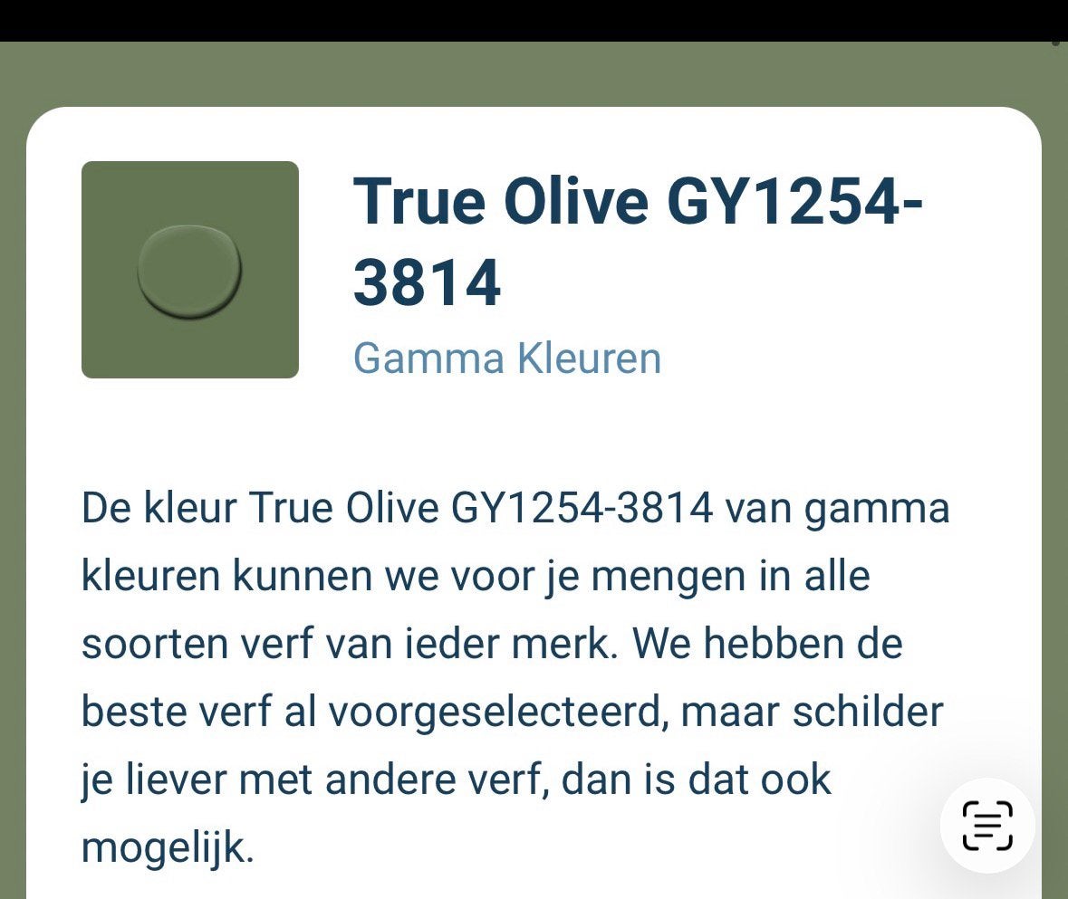 Sigma Superlatex Matt True Olive 2,5L - Nieuw, Ophalen, Nieuw, Verf, Minder dan 5 liter