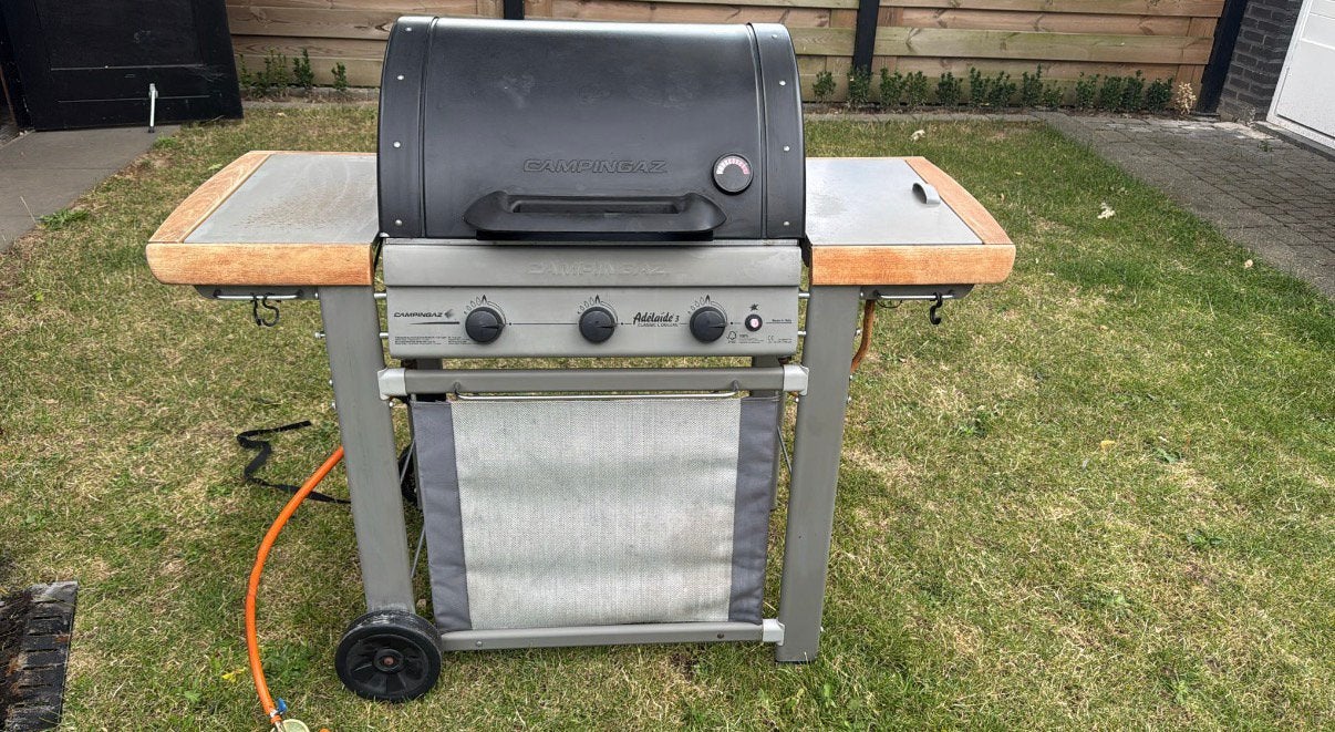 Campingaz Adelaide 3 classic Deluxe  (met gasfles), Tuin en Terras, Ophalen, Gebruikt, Campingaz