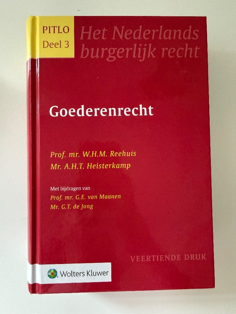 Goederenrecht, Boeken, Verzenden, Nieuw, Overige niveaus