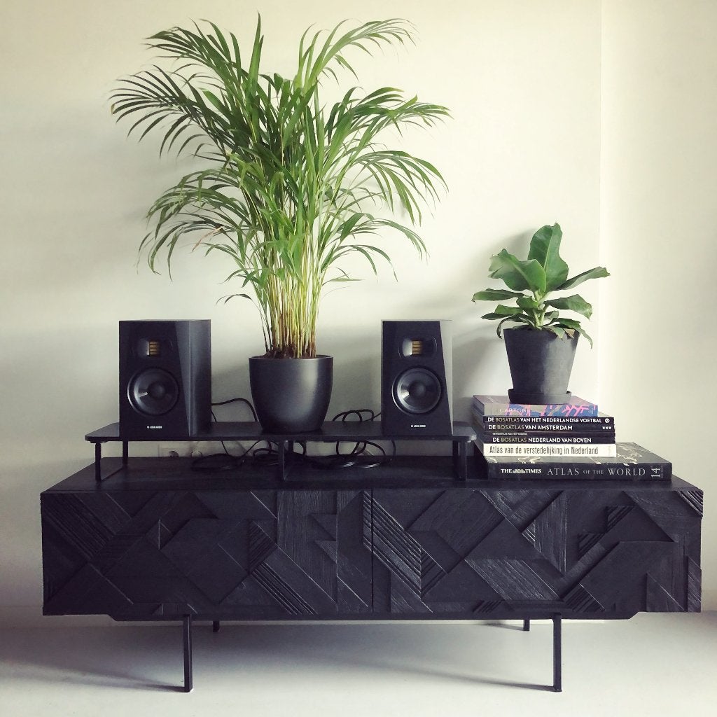 Ethnicraft Teak Graphic design TV-meubel, Ophalen, Scandinavisch design, Gebruikt, 150 tot 200 cm