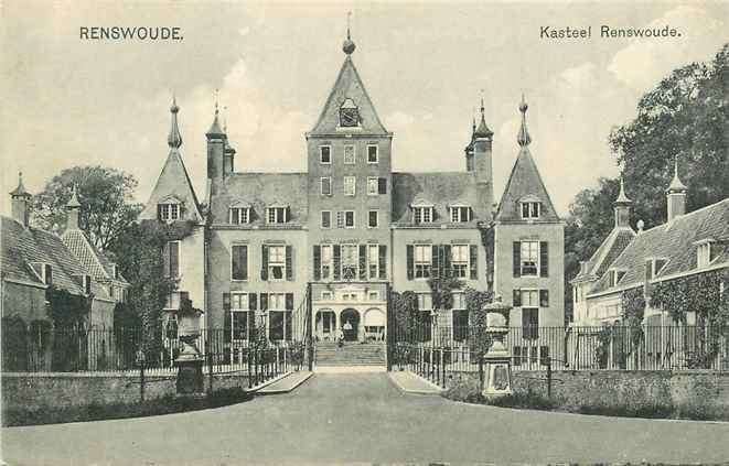 301-377-005 Renswoude Kasteel Renswoude, Ophalen of Verzenden, Voor 1920, Utrecht