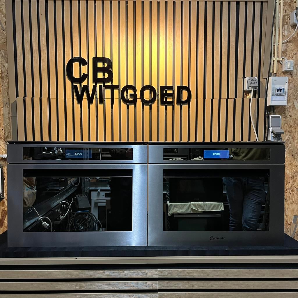 Luxe Bauknecht set combi oven en combi magnetron TFT display, Ophalen, Zo goed als nieuw, Oven met grill, Inbouw