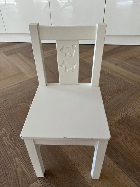wit kinderstoeltje van de IKEA, Kinderen en Baby's, Kinderstoelen, Ophalen, Gebruikt, Overige typen