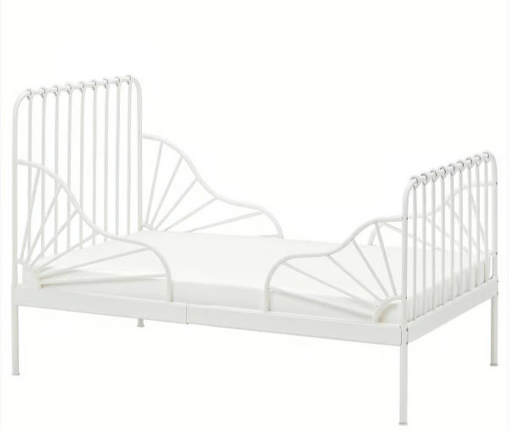 IKEA Minnen uitschuifbaar bed wit (excl. matras), Ophalen of Verzenden