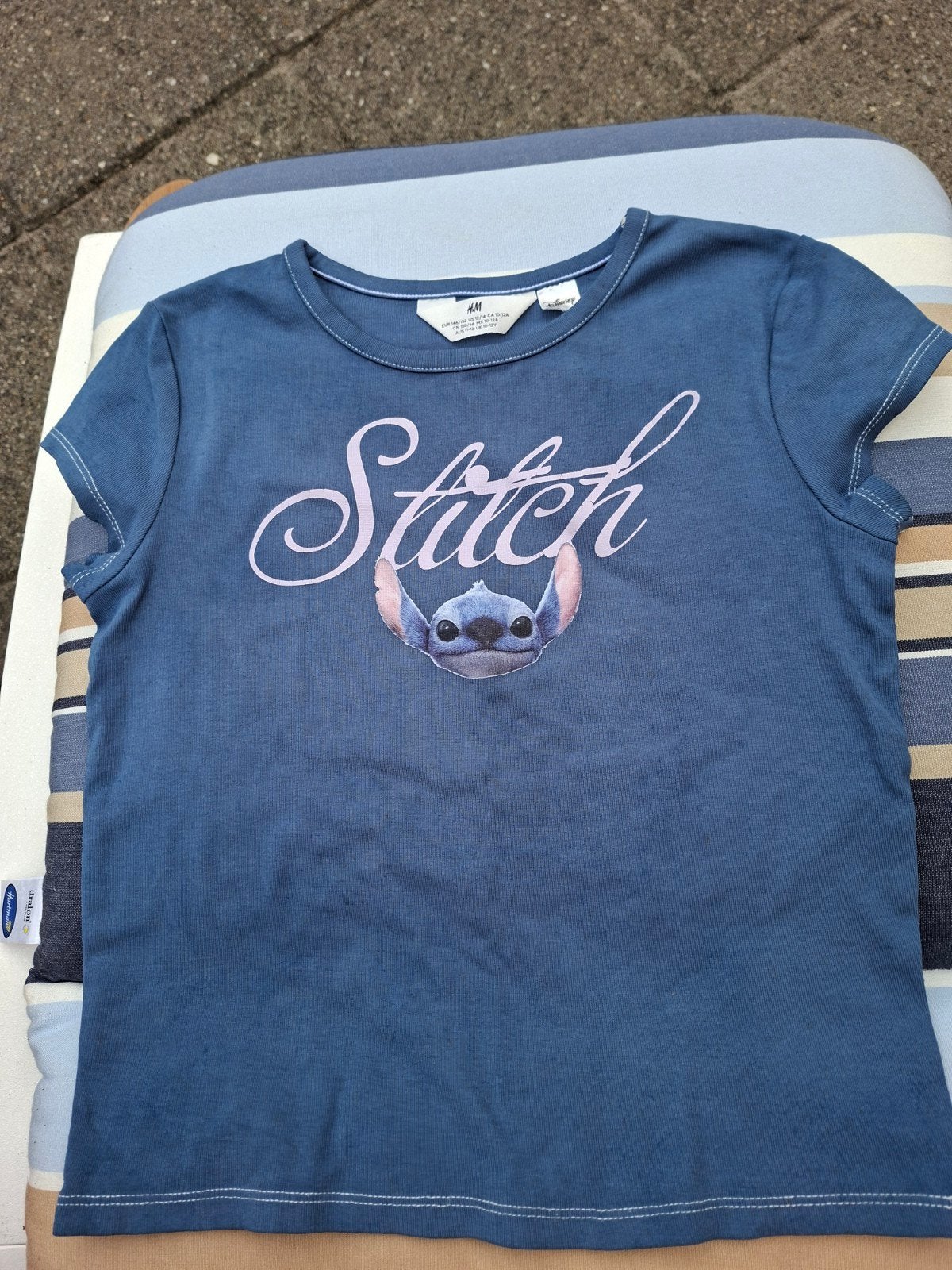 Stitch T-shirt H&M maat 146/152 zgan, Ophalen of Verzenden, Zo goed als nieuw, H&M, Shirt of Longsleeve