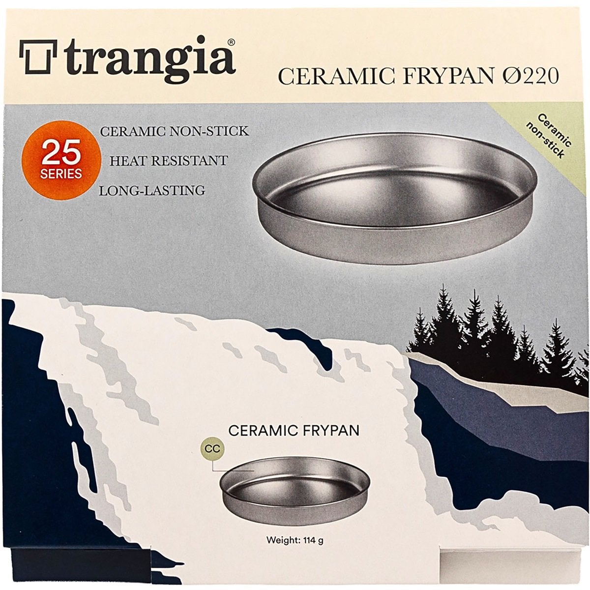 TRANGIA FRYPAN 25 CC CERAMIC koekenpan, Trangia, Info@jefiwild.nl, Nieuw, Zichtenburglaan 64