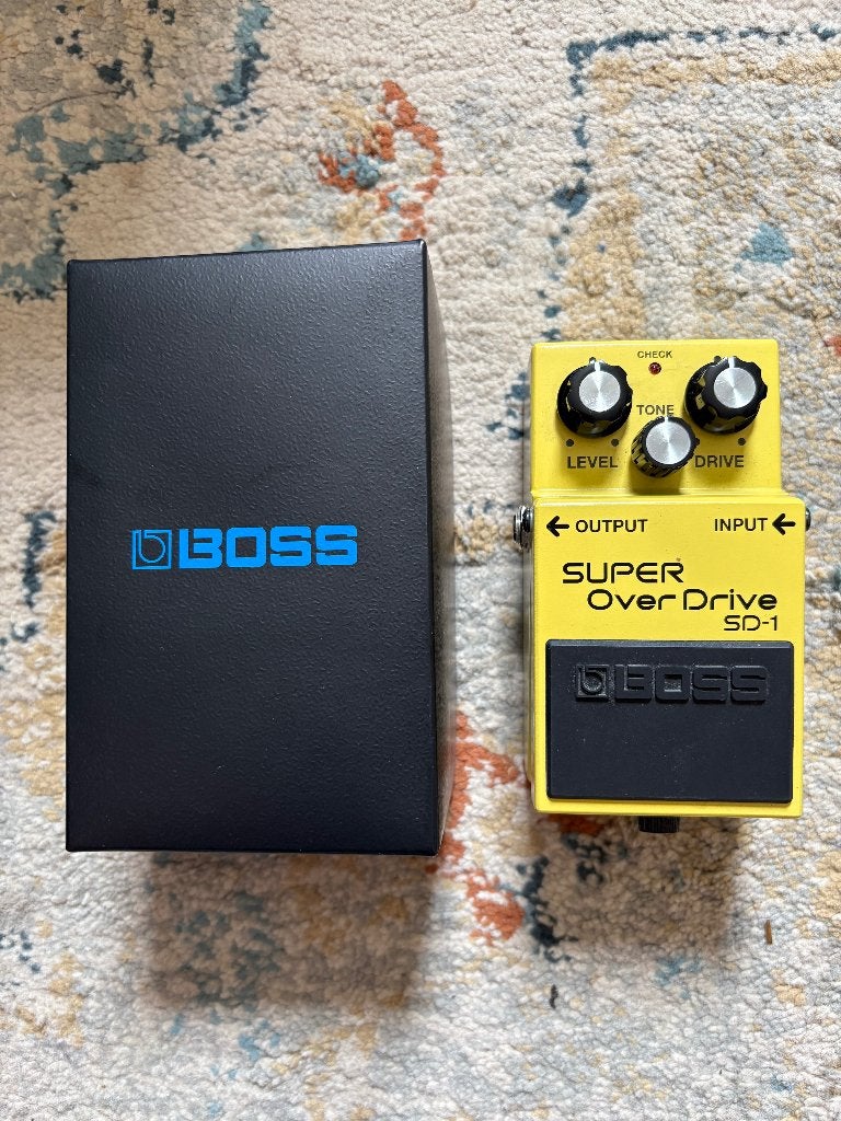 Boss SD-1 Super Overdrive, Muziek en Instrumenten, Effecten, Ophalen of Verzenden, Zo goed als nieuw, Distortion, Overdrive of Fuzz