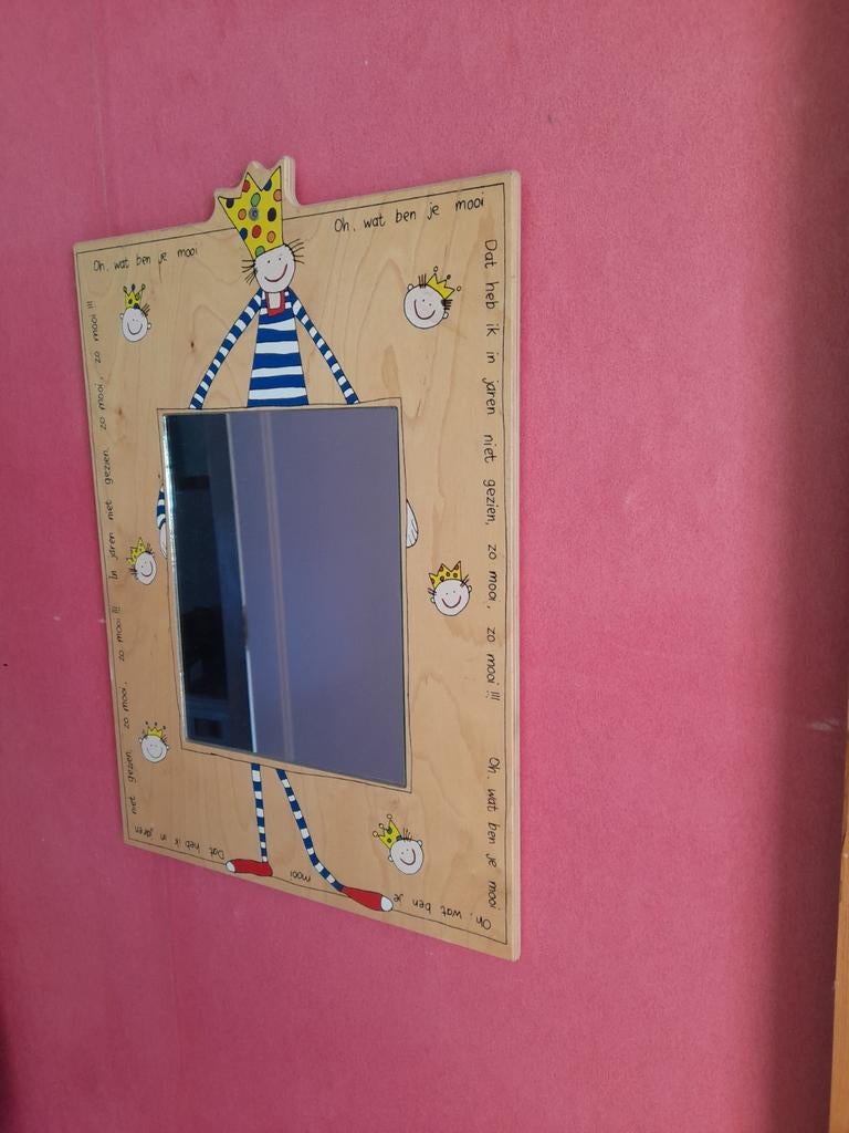 Janbibejan spiegel, Ophalen of Verzenden, Zo goed als nieuw, Spiegel