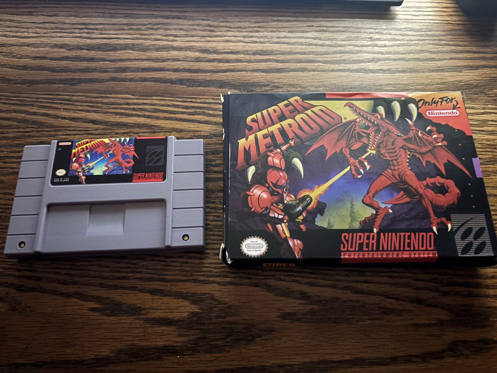 Super Metroid SNES - Compleet met doos en cartridge, Avontuur en Actie, 1 speler, Ophalen of Verzenden, Zo goed als nieuw