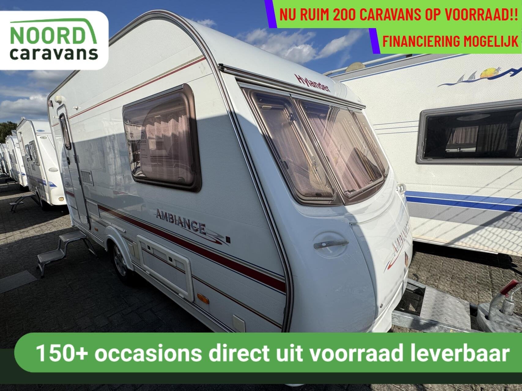 HYLANDER AMBIANCE 410, ENKELEN BEDDEN, MOVER, VOORTENT