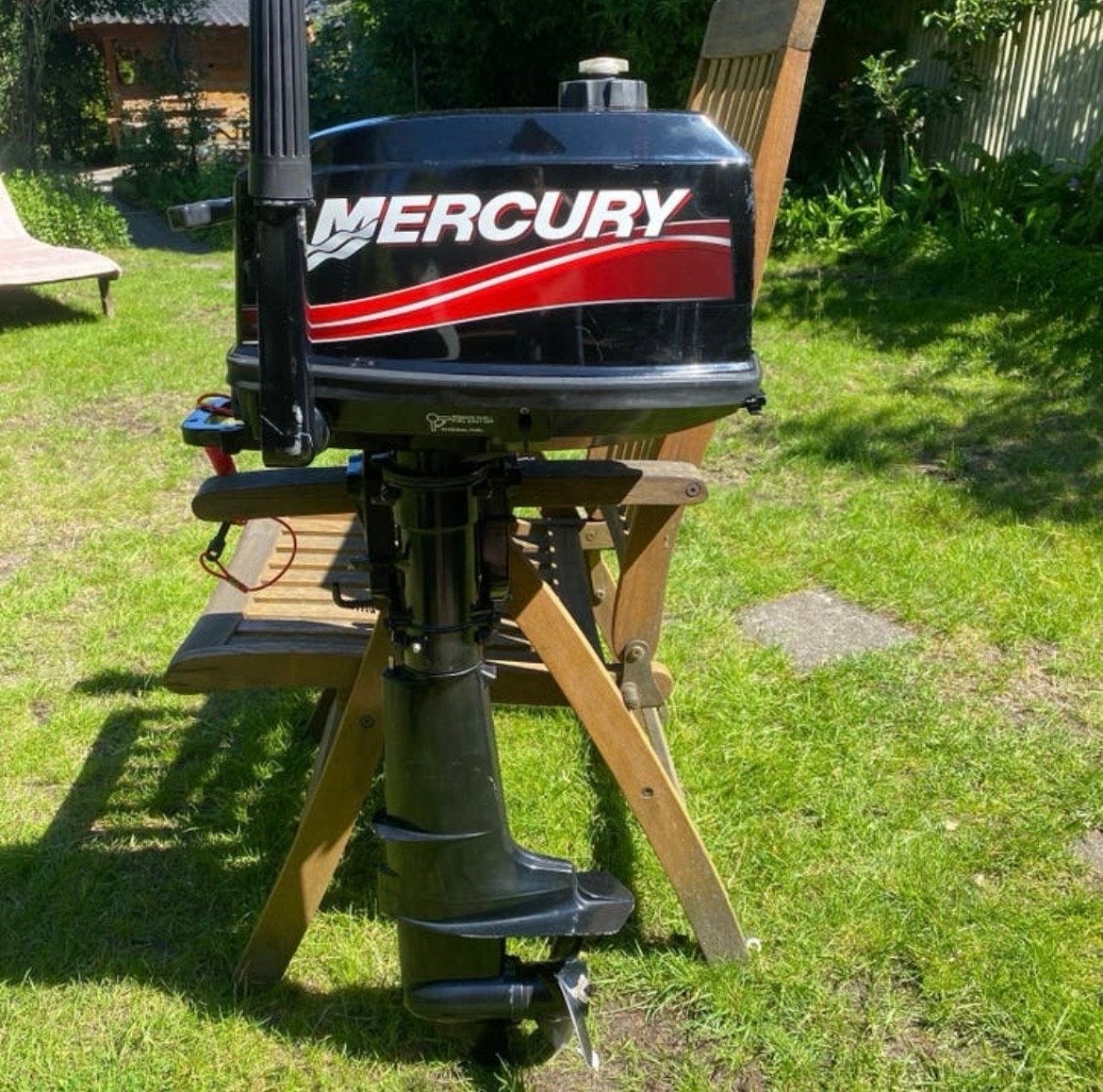 Mercury buitenboordmotor 5pk tweetakt kortstaart, Watersport en Boten, Ophalen, Gebruikt, Motor en Techniek, Zeilboot of Motorboot