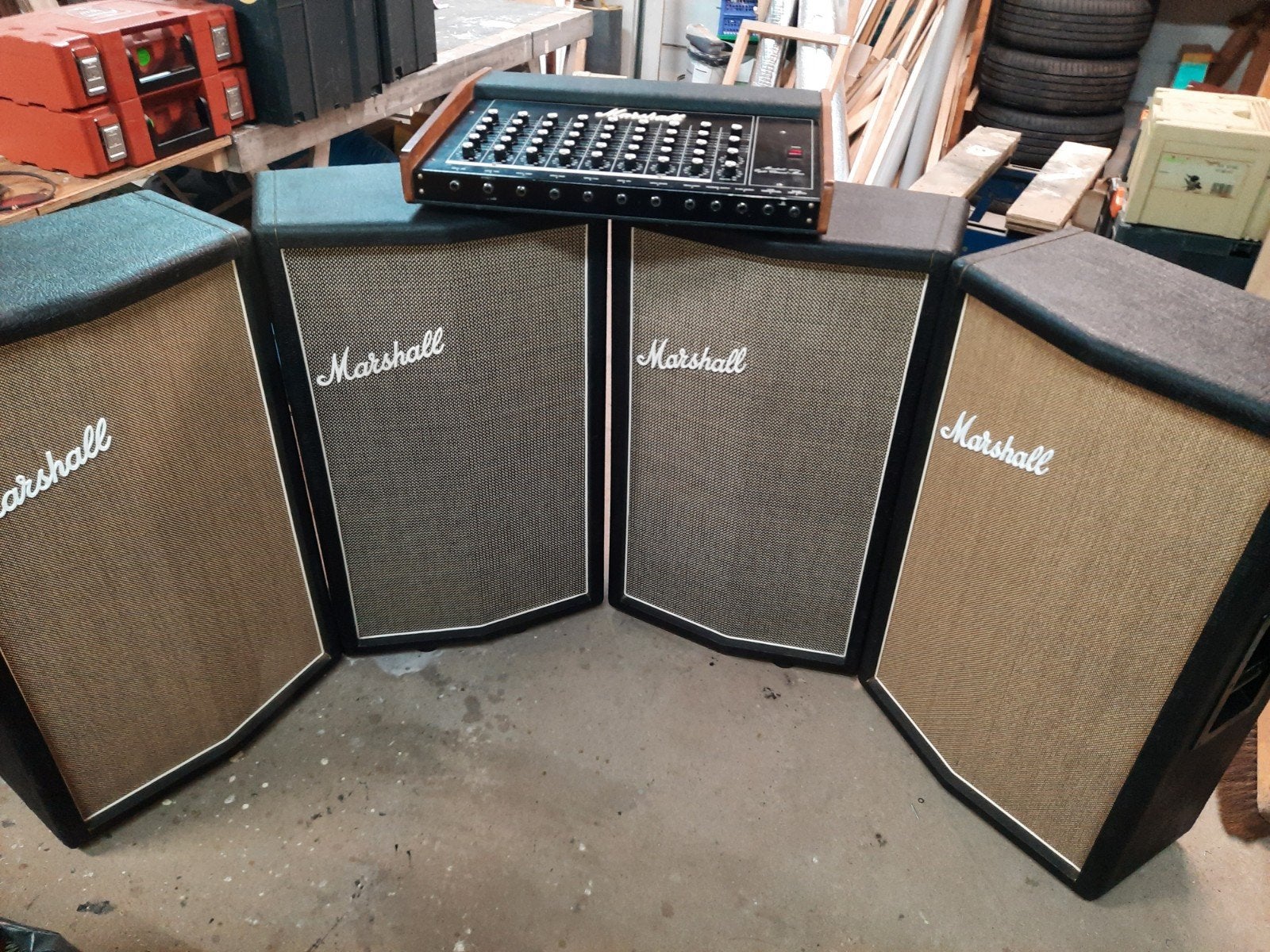 Marshall PA system, Ophalen, Gebruikt, Minder dan 500 watt, P.A.