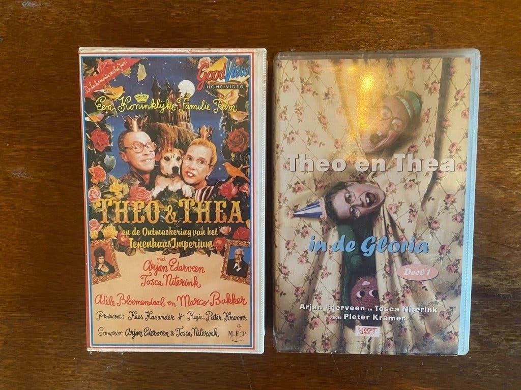 2 x VHS Theo & Thea, Alle leeftijden, Ophalen of Verzenden, Gebruikt, Nederlandstalig