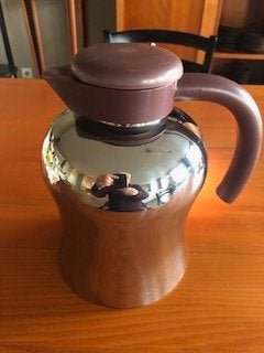ALESSI Thermoskan Sherezade van Ettore Sottsass, Overige typen, Zilver, Ophalen of Verzenden, Zo goed als nieuw