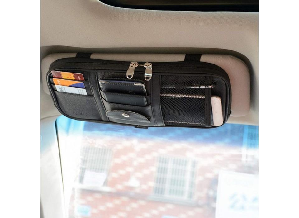 Nieuwe organizer leren autotassen voor zonneklep, -, -, Nieuw, Ophalen of Verzenden