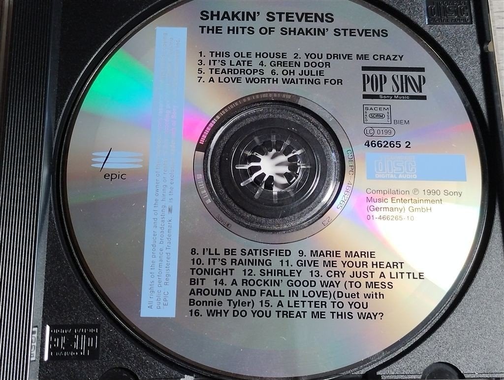 Shakin\' Stevens - The Hits Of, Ophalen of Verzenden, Zo goed als nieuw, Poprock
