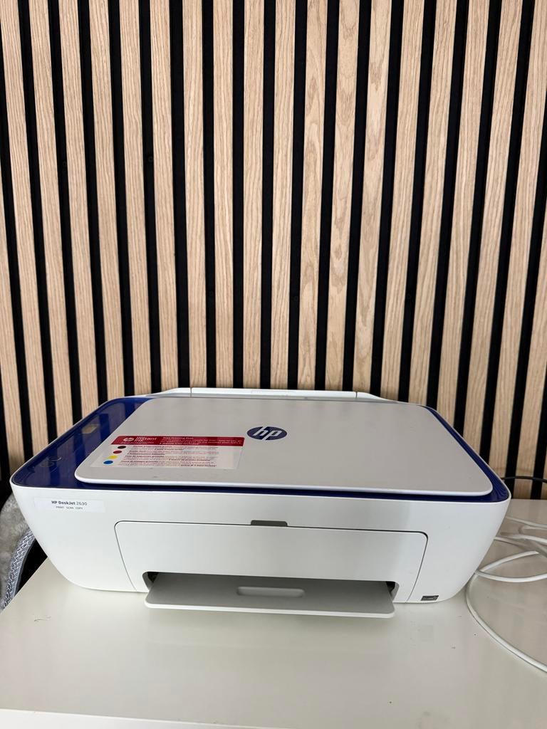 HP DeskJet 2630 All-in-One Printer, Computers en Software, Printers, Gebruikt, All-in-one, Inkjetprinter, Kleur printen, Draadloos