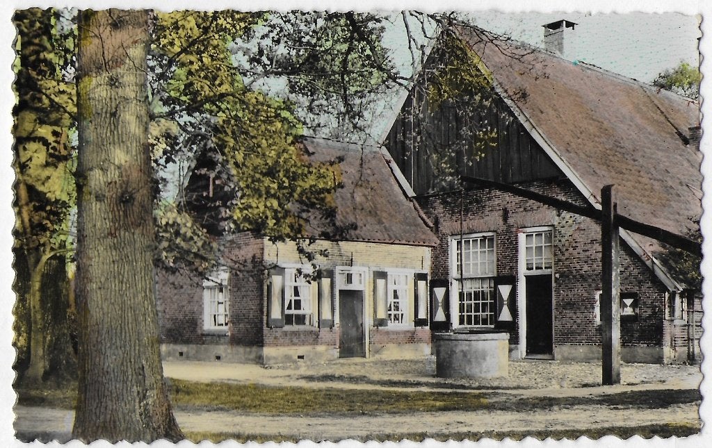 Eibergen 't Vinderink Oude Gelopen Ansichtkaart (B3437 ), Ophalen of Verzenden, 1940 tot 1960, Gelopen