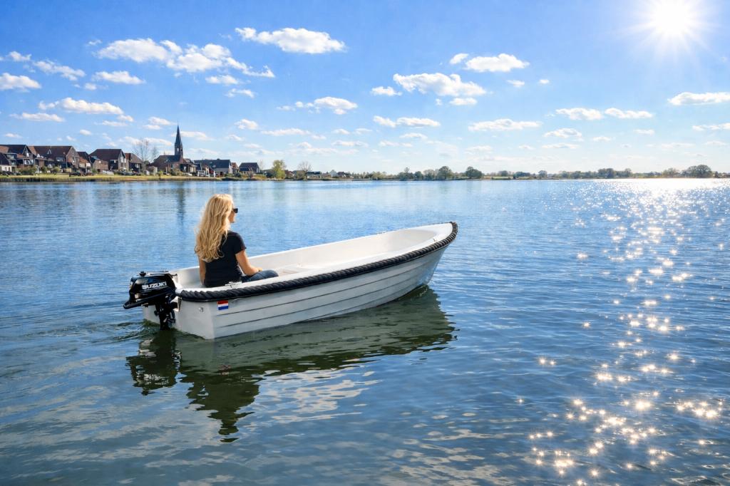 Prachtige 410 Sloep | Nieuw | Vanaf €2999,-, Watersport en Boten, Sloepen, Ophalen, Nieuw, Buitenboordmotor, Polyester
