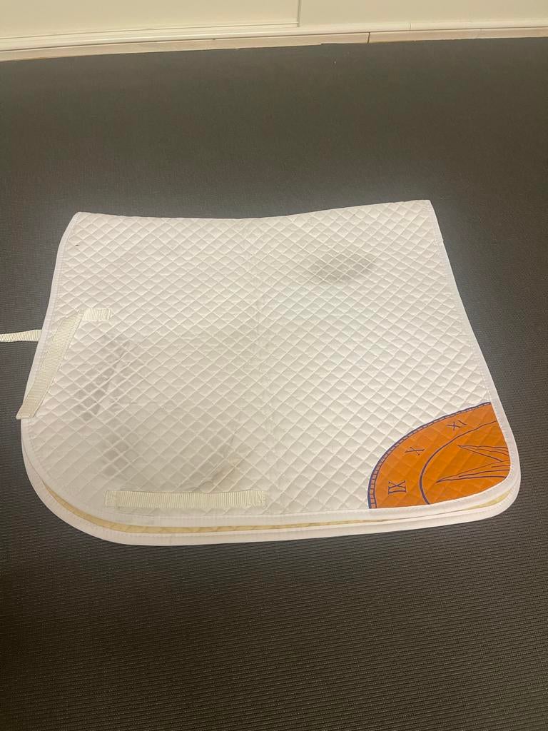 Wit dressuur dekje paard, Ophalen of Verzenden, Gebruikt