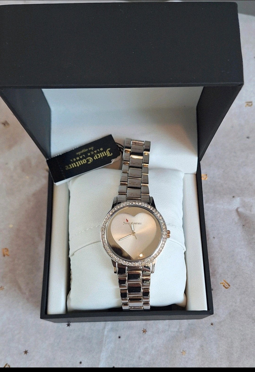 Prachtig nieuw Juicy Couture dames horloge RVS band, Overige merken, Staal, Staal, Polshorloge