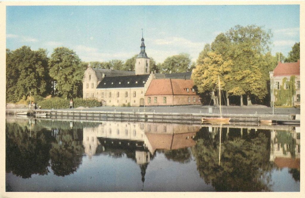 701-435-031 Halmstad Slottet, Verzenden, Voor 1920, Overig Europa