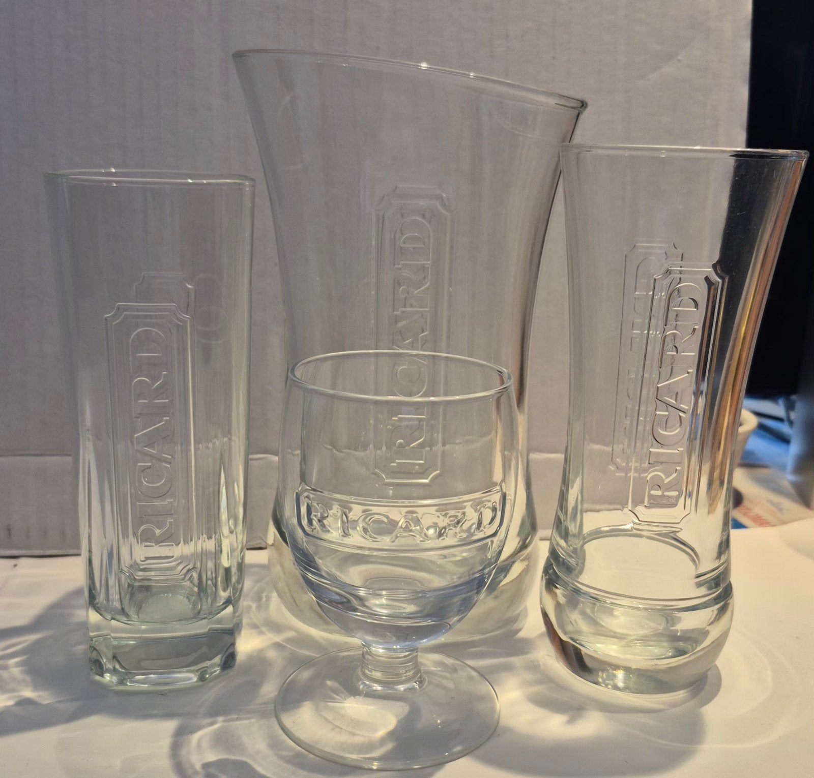 Ricard setje (P), Verzamelen, Glas en Borrelglaasjes, Ophalen of Verzenden, Zo goed als nieuw, Overige typen
