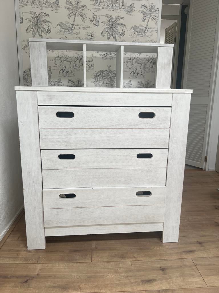 Ladekast met opzetstuk, Huis en Inrichting, Kasten | Ladekasten, Ophalen, Gebruikt, 100 tot 150 cm, 50 tot 100 cm