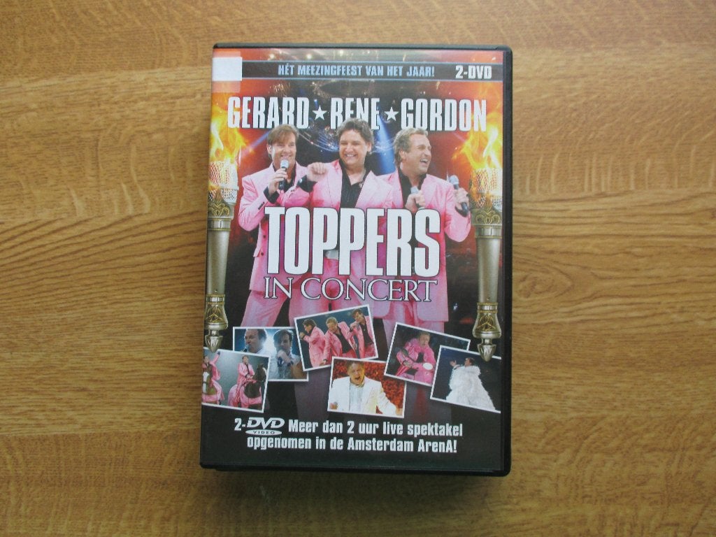 gerard-rene-gordon: toppers in concert -2 dvd's- (1), Alle leeftijden, Verzenden, Zo goed als nieuw