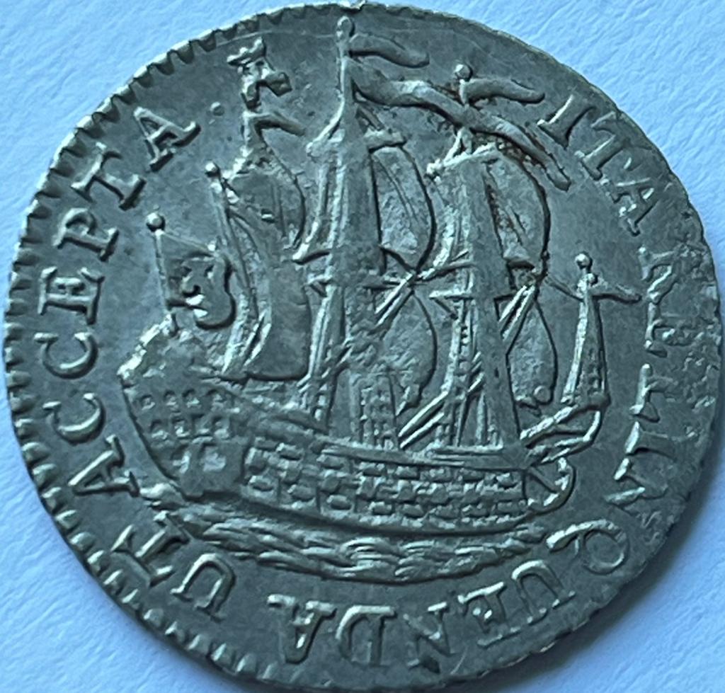 Zeeland hele mooie scheepjesschelling 1791, Ophalen of Verzenden, Vóór koninkrijk, Overige waardes