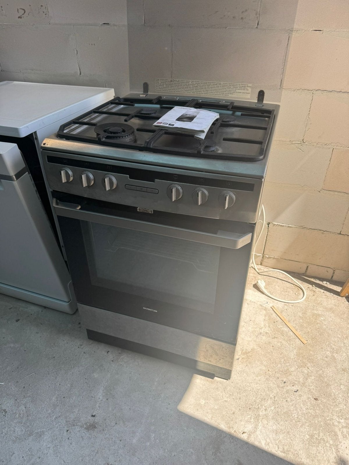 Inventum gasfornuis elektrische oven combi, Witgoed en Apparatuur, Ophalen, Gebruikt, Inventum, 60 cm of meer