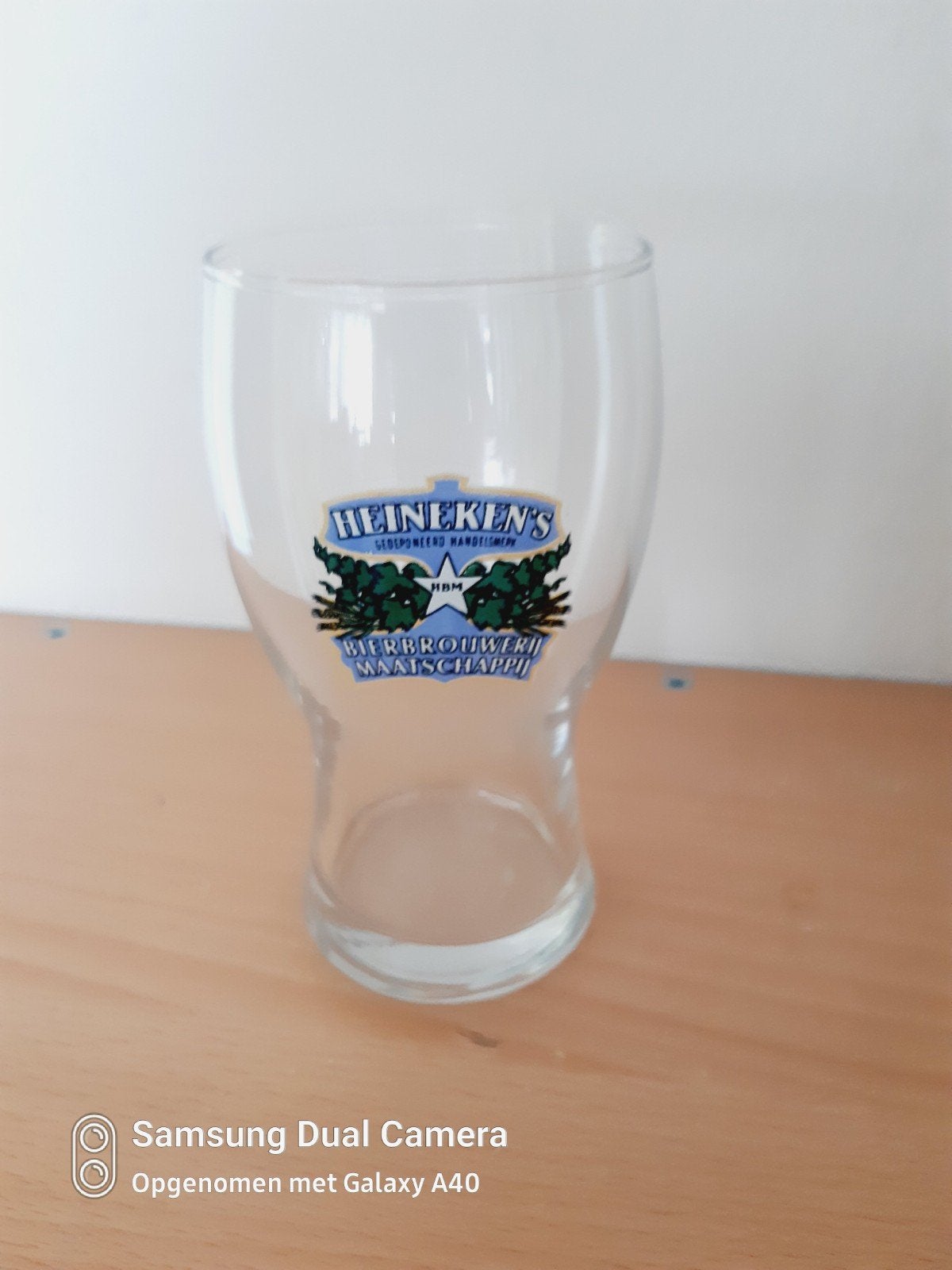 Mooie Heineken.s bier tulpglas, Ophalen of Verzenden, Zo goed als nieuw, Glas of Glazen, Heineken