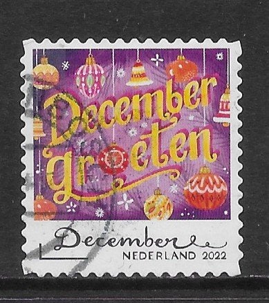 2022, Decemberzegel, December groeten [4067] (K0903), Ophalen of Verzenden