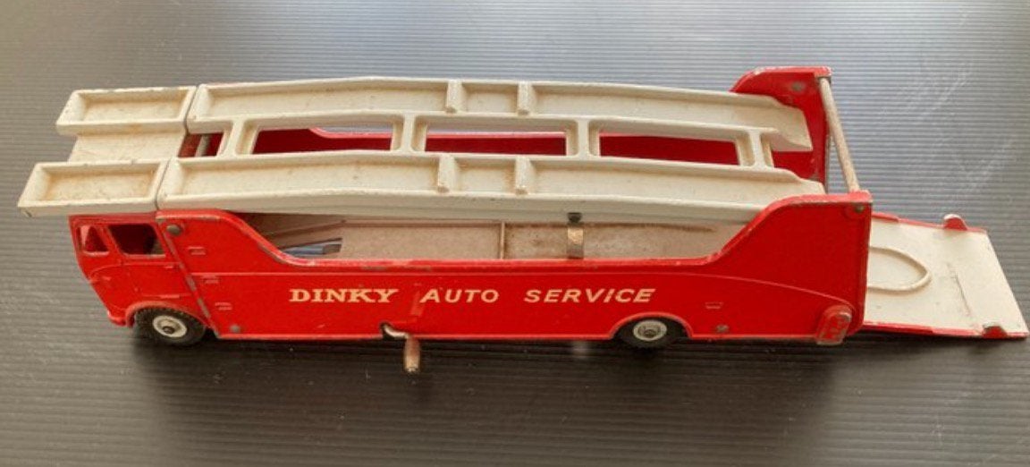 Dinky toy 983 met trailer, Ophalen of Verzenden, Zo goed als nieuw, Auto, Dinky Toys