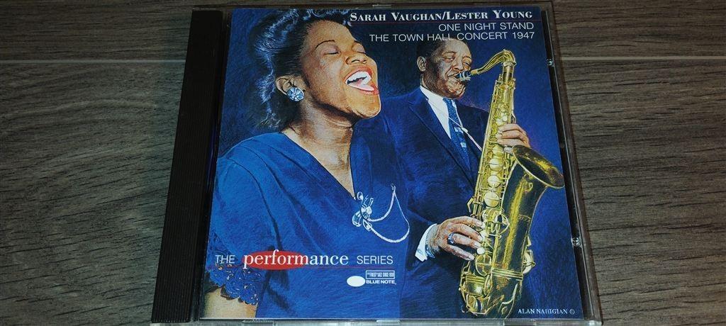Sarah Vaughan, Lester Young - One Night Stand, Ophalen of Verzenden, 1980 tot heden, Zo goed als nieuw, Jazz