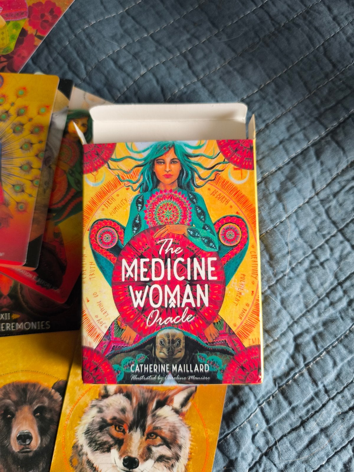 Orakelkaarten medicine woman zonder boekje, Boeken, Esoterie en Spiritualiteit, Ophalen of Verzenden, Tarot of Kaarten leggen