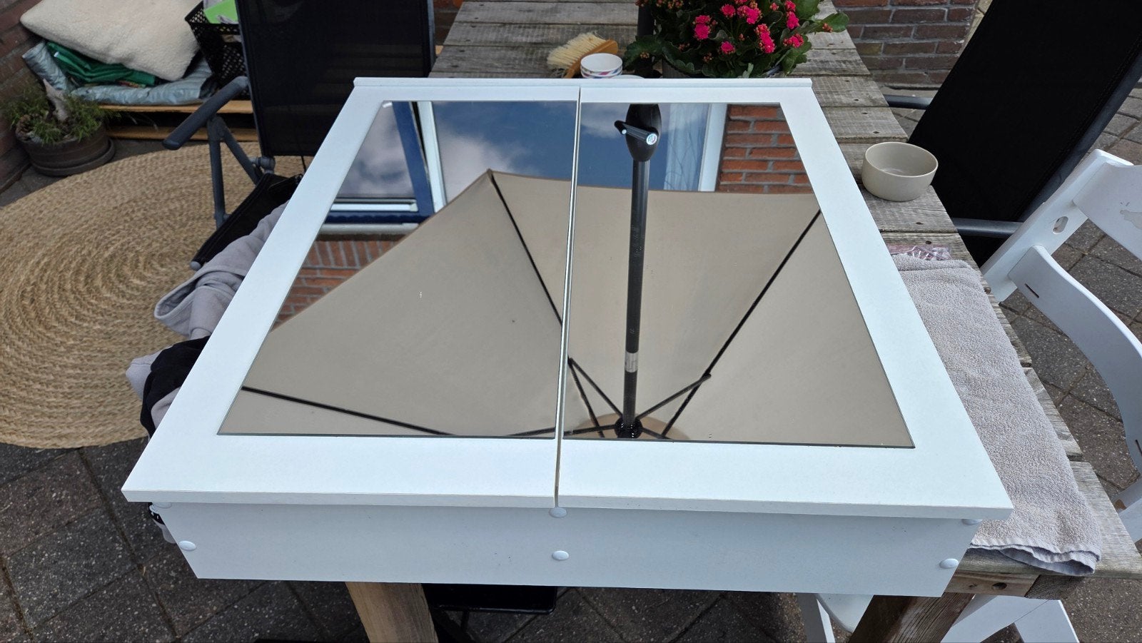 Livarno Home Spiegelkast met 6 glazen plankjes, Huis en Inrichting, Badkamer | Badkamermeubels, Zo goed als nieuw, Spiegelkast