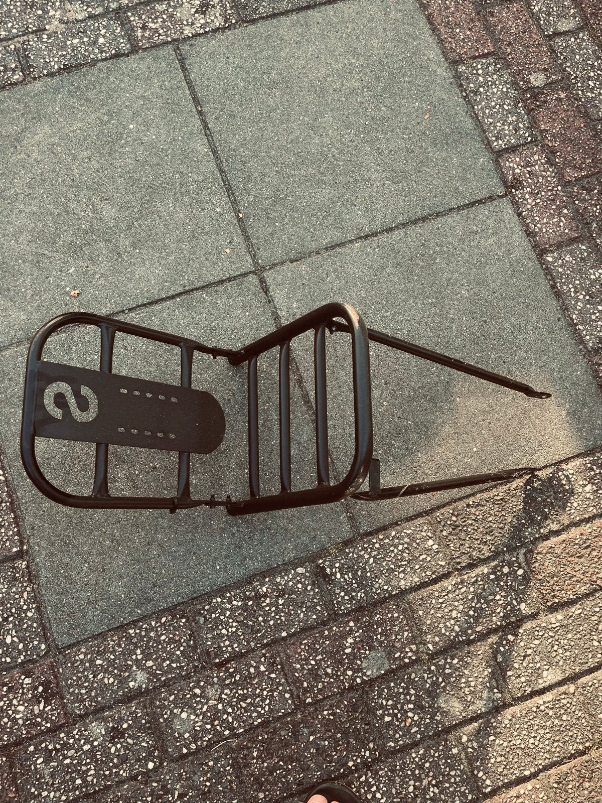Stevige Fietsdrager voor voorop- zgan, Ophalen of Verzenden, 1 fiets, Gebruikt, Fietsendrager-accessoire