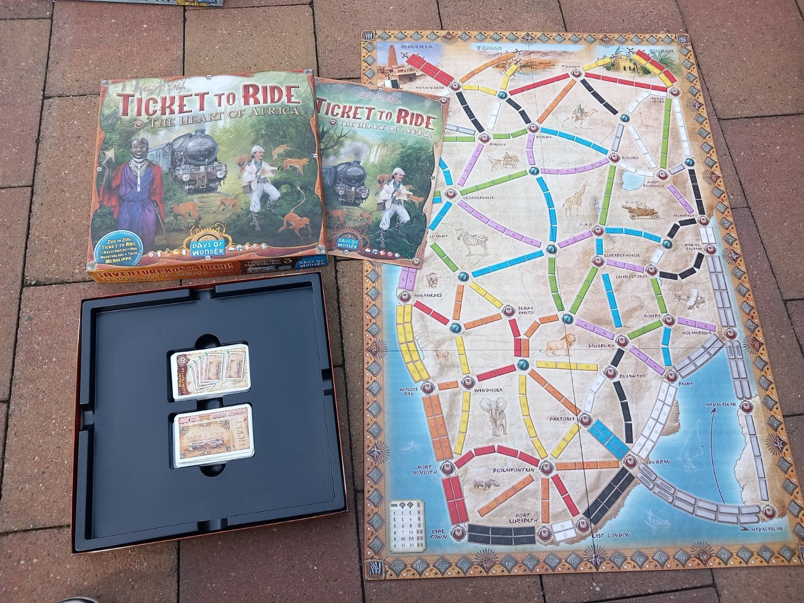 Ticket to Ride: The Heart of Africa Uitbreiding, Days of Wonder, Ophalen of Verzenden, Zo goed als nieuw, Days of Wonder, 18 Rue du Faubourg du Temple, 75011 Paris, France