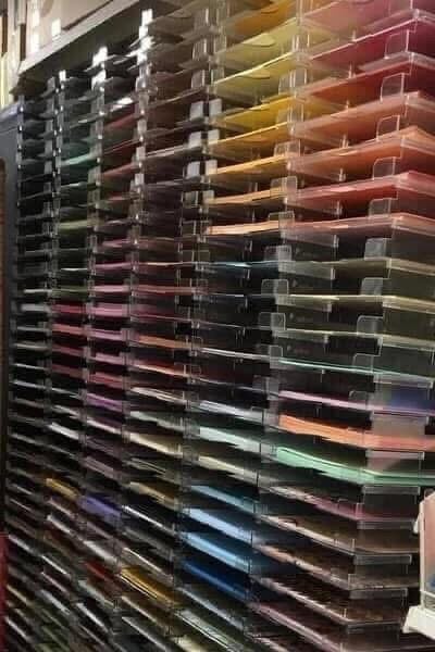 Opbergsysteem voor scrap papier cardstock bakjes stapelbaar, Ophalen, Zo goed als nieuw