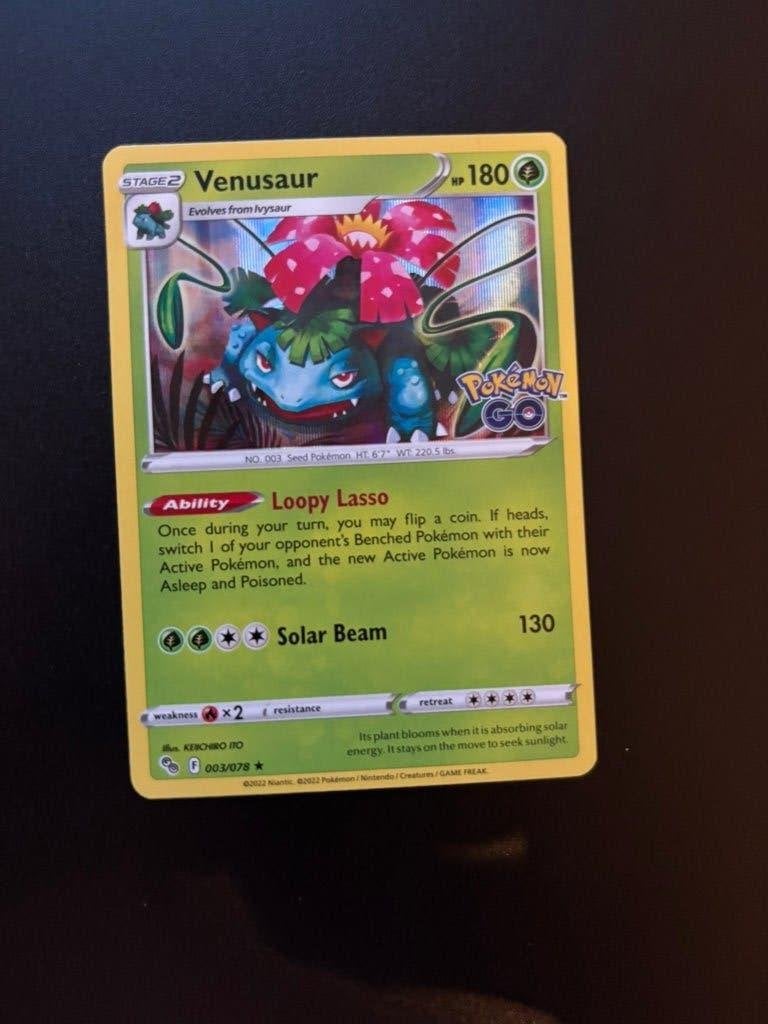 Venusaur (PGO 003), Ophalen of Verzenden, Zo goed als nieuw