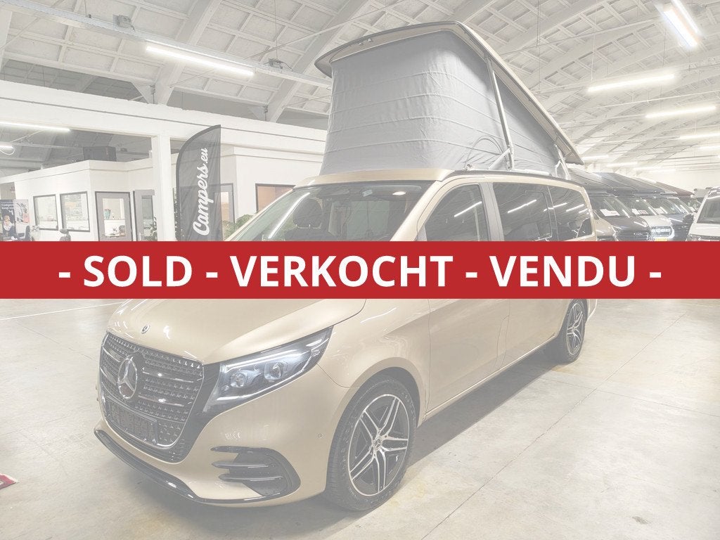 Mercedes-Benz Marco Polo V250 190PK AUTOMAAT AMG LINE, Caravans en Kamperen, Campers, Automaat, Buscamper of Camperbus, Mercedes-Benz