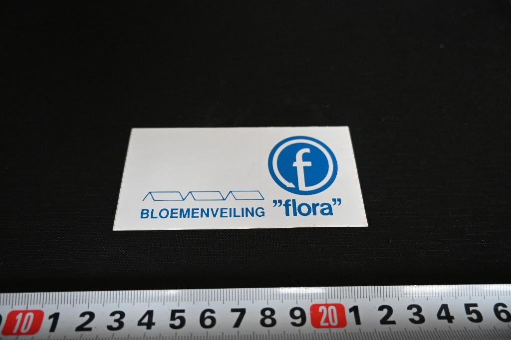 sticker Bloemenveiling FLORA, Ophalen, Zo goed als nieuw
