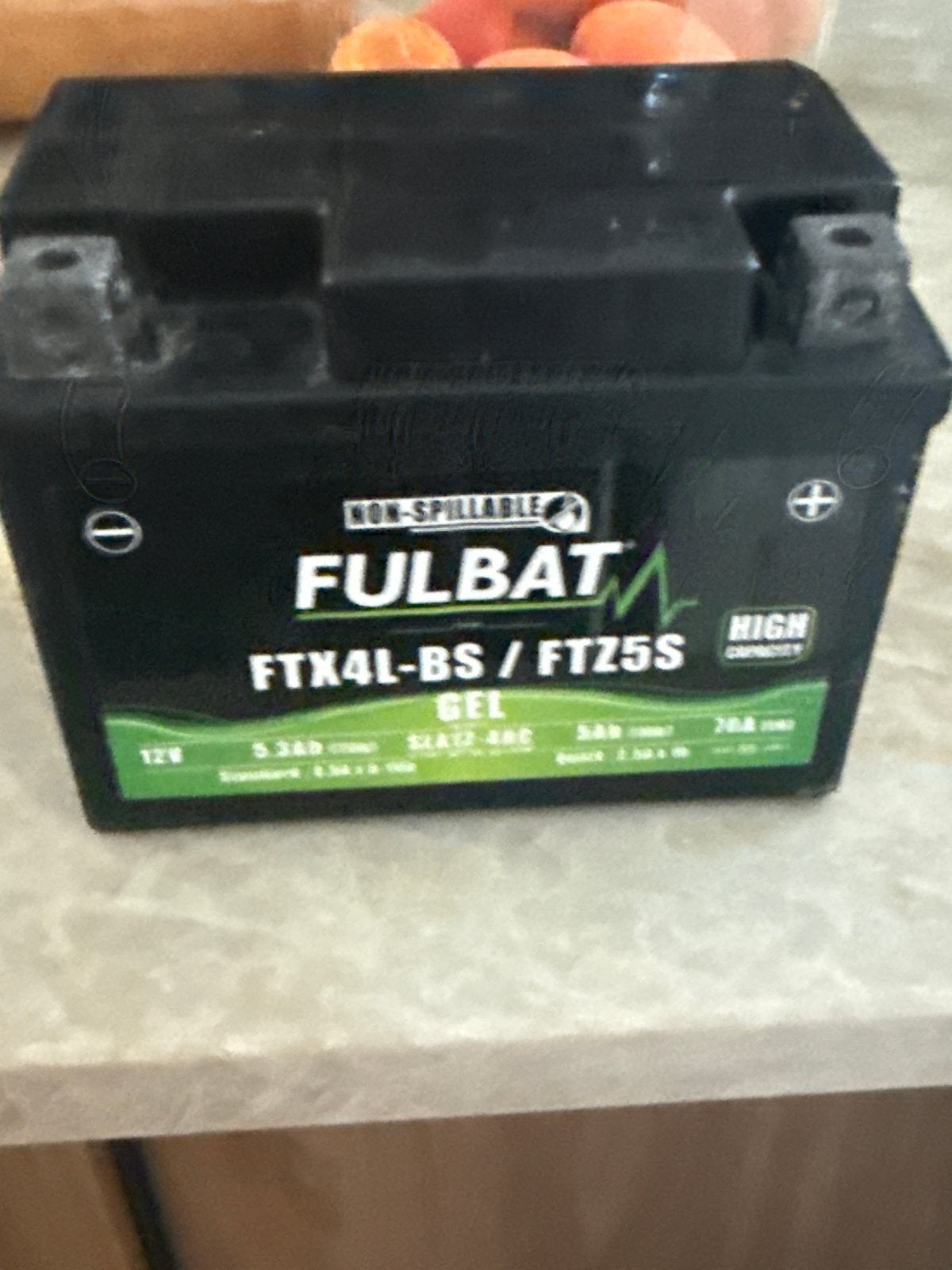 Fulbat FTX4L-BS/FTZ5S GEL Motorfiets Accu 12V, Auto-onderdelen, Ophalen of Verzenden, Nieuw